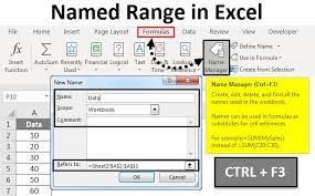 Excel Named Range Tool