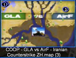 Command & Conquer: Generals - Desert Mountain Range map