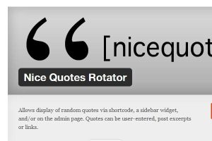 Nice Quotes Rotator
